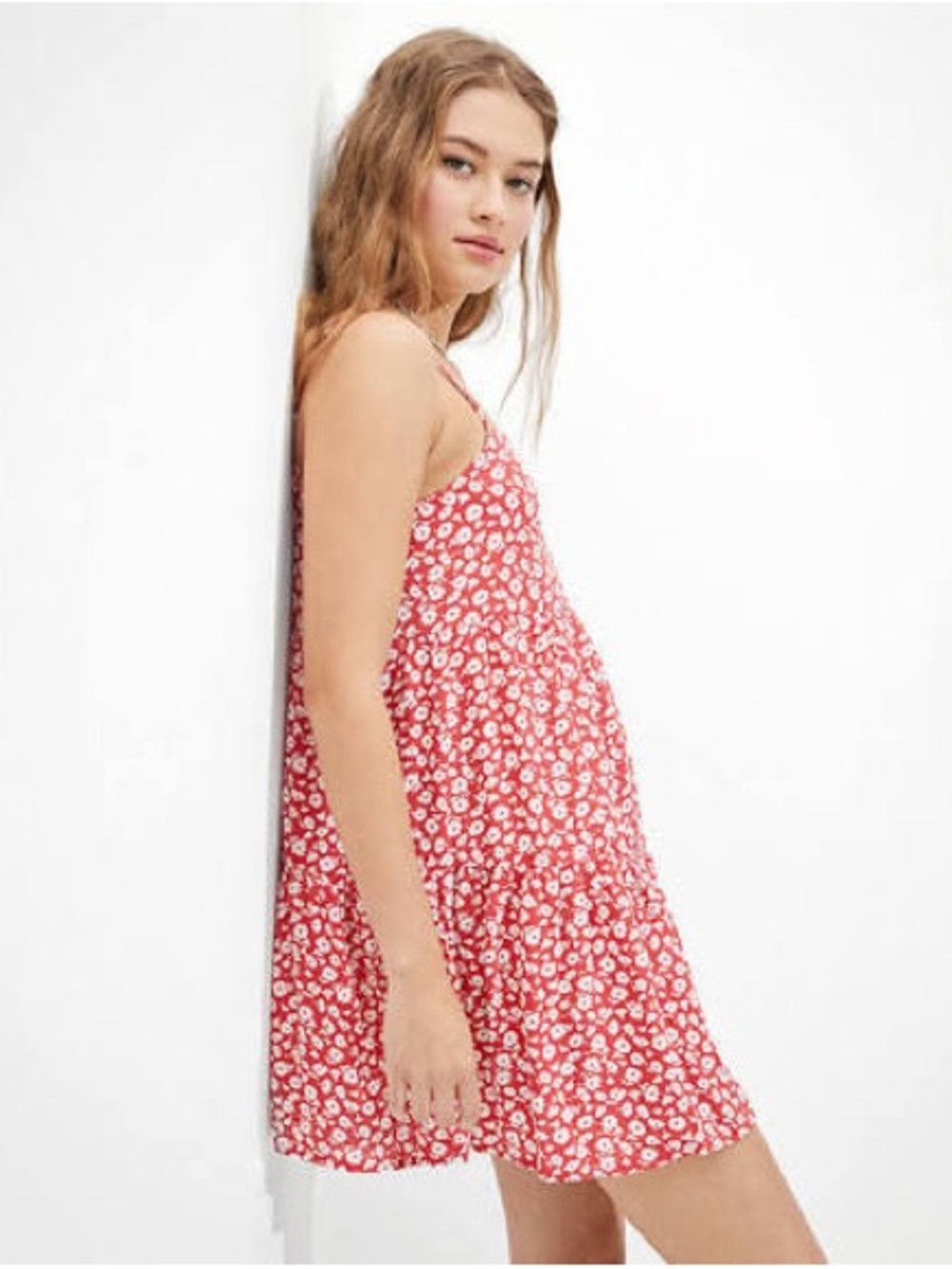 AMERICAN EAGLE | Floral Tiered Babydoll Dress Size Small